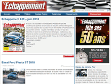 Tablet Screenshot of echappement.com